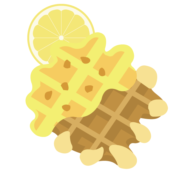 レモンワッフル