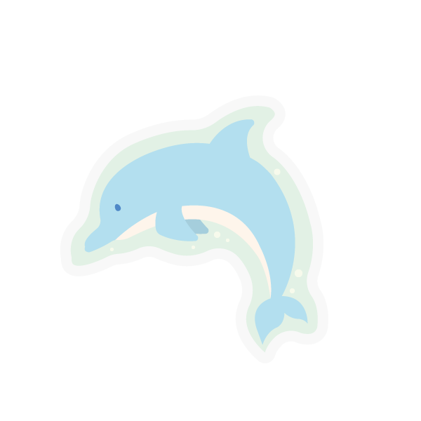 イルカ型保冷剤