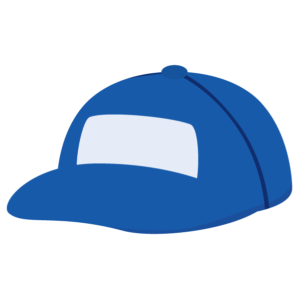 キャップ（青）