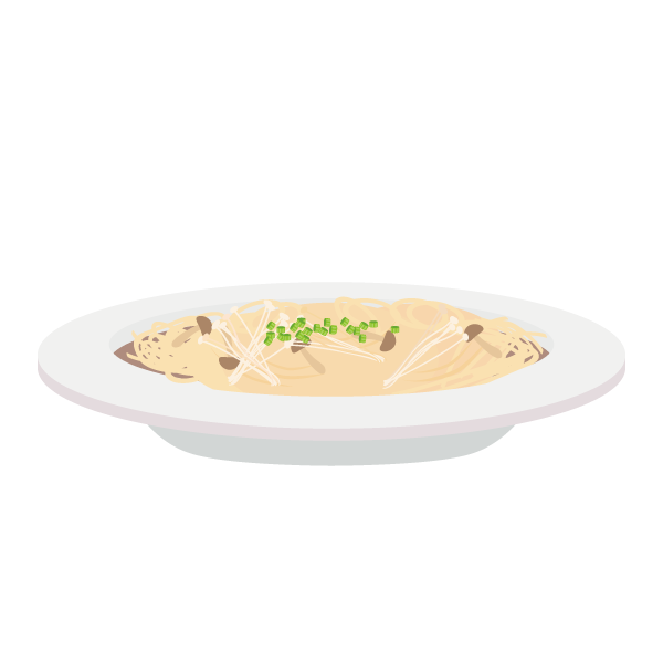 しめじとえのきの醤油きのこパスタ