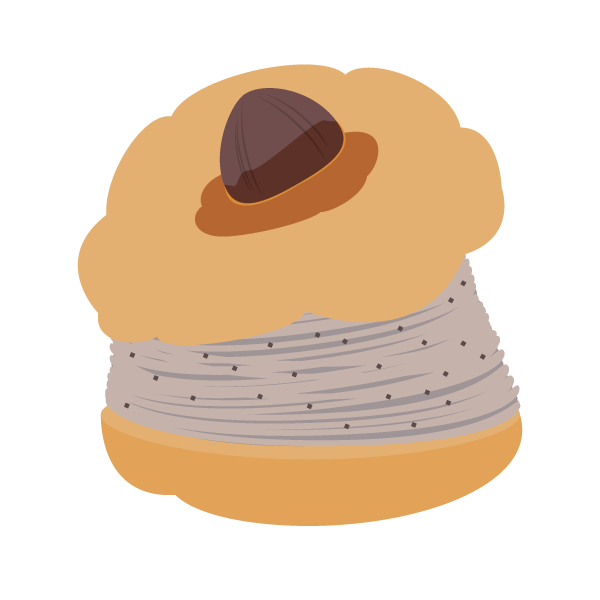 モンブランシュークリーム