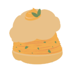 かぼちゃのモンブランシュークリーム