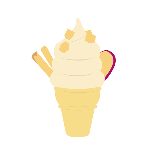 さつまいもソフトクリーム