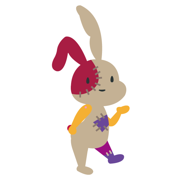 パッチワークうさぎ