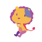 パッチワークライオン