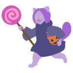 ハロウィンの準備に奔走する猫獣人