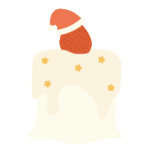 メルティサンタケーキ