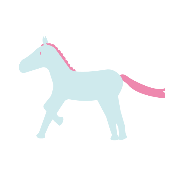 シンプルな馬