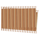 ストライプの膝掛け