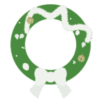 ホワイトクリスマスリース