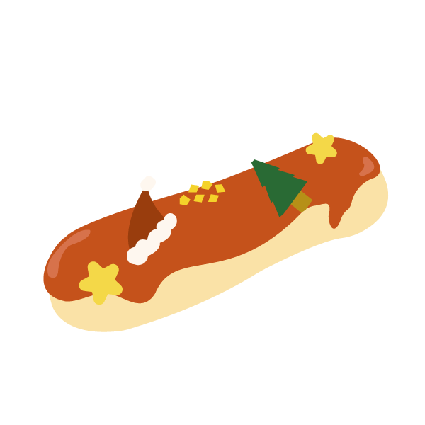 クリスマスエクレア