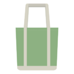 縦型トートバッグ(緑)