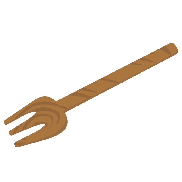 木のフォーク