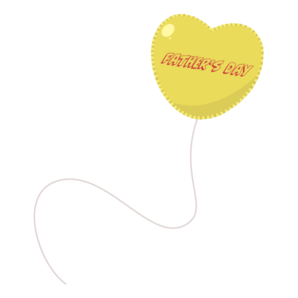 父の日の記念バルーン