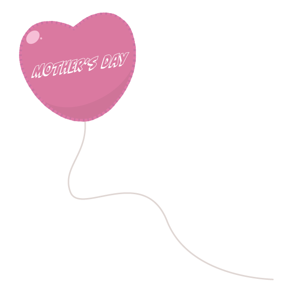 母の日の記念バルーン