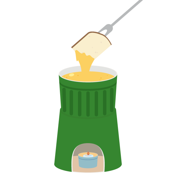 チーズフォンデュ