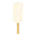 ミルクのアイスキャンディ（チョコチップ）