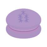 ヒヤシンスの花のマカロン