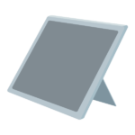 スタンド内蔵のタブレット（表）