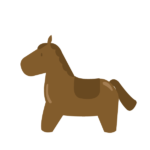 馬のチョコレート